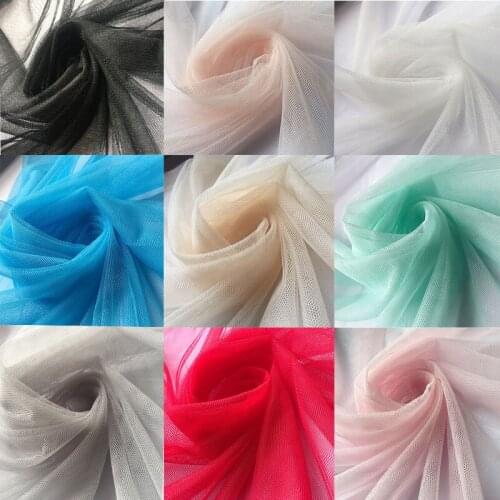 100x160cm Soft Tulle Gauze Mosquito Net Gauze Fabric Nylon mesh tulle fabric tutu party wedding decoration girls dress material