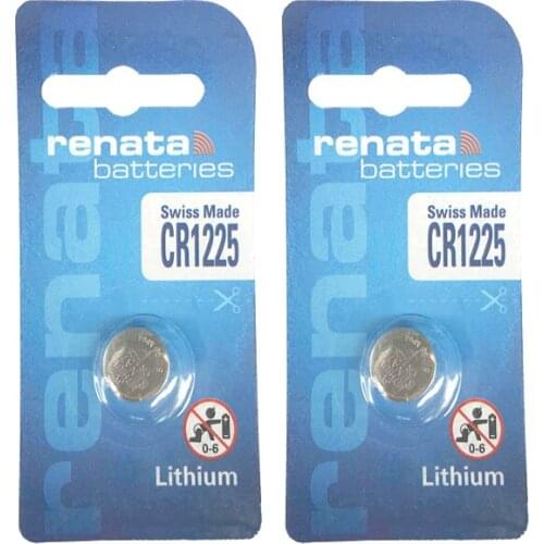 2x Renata CR1225 3V Lithium Button Cell Coin Battery Long Standing Batteries For 3D Glasses