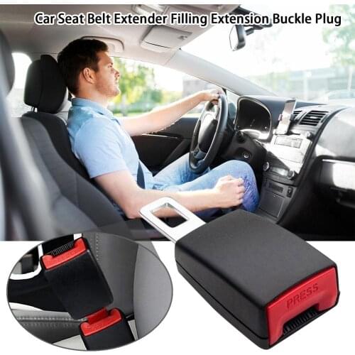 Car Seat Belt Clip Extension Plug Auto Safety Seat Lock Buckle Universal Car Safety Insuance Belts Extender Interior Accessories