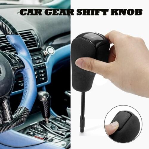 Car Auto Styling Automatic Vehicles Gear Shift Knob Stick for-BMW 3 5 7 Series E36 E46 E60 E39 E83 E38 E53 E61 (L-Black)