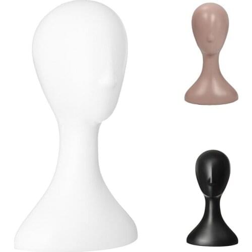 Lady high plastic head wig head female model head