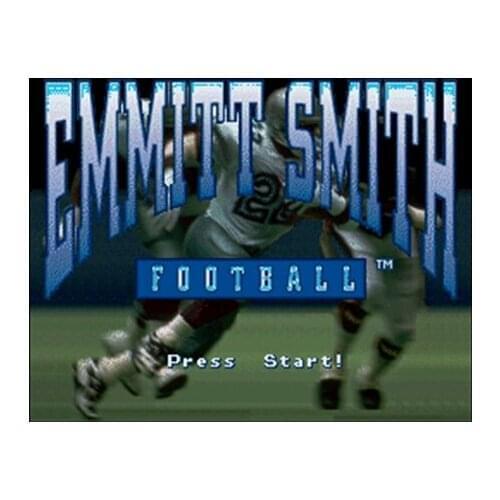 Emmitt Smith Footbal USA Version 16 bit Big Gray Game Card For NTSC Game Player