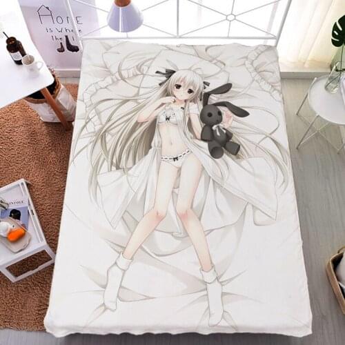 July update Anime Yosuga no Sora Character sexy girl Sora Kasugano milk fiber bed sheet & flannel blanket summer quilt 150x200cm