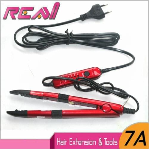 Salome Style Fusion Hair Connector Heat Keratin Tools Mini Hair Extension Iron Euro Plug