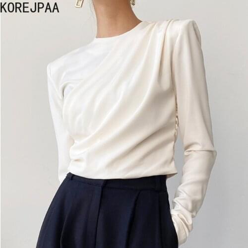 Женские рубашки Korejpaa China At AliExpress