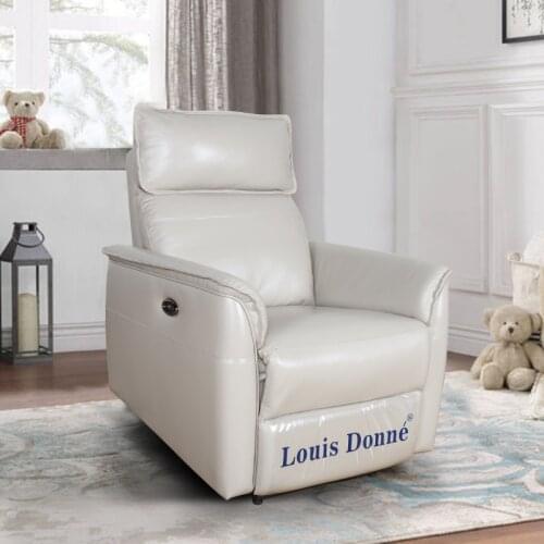 Leather multifunctional electric smart sofa recliner home lazy sofa first-class space sofa