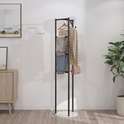 Creative Bathroom Hotel Coat Racks Small Apartment Bedroom Floor Hanging Rack Simple Modern Household Furniture Clothes Stand