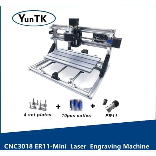 CNC3018 ER11-Mini Laser Engraving Machine, Pcb Milling , Wood Router,CNC GRBL Controller, Meta