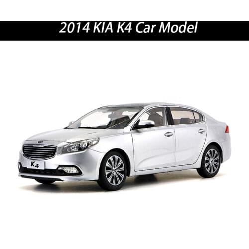 Diecast 1/18 Scale 2014 KIA K4 Car Model Metal Die-Cast & Toy Vehicle for Collectible Christmas Gift Collection Souvenir Display