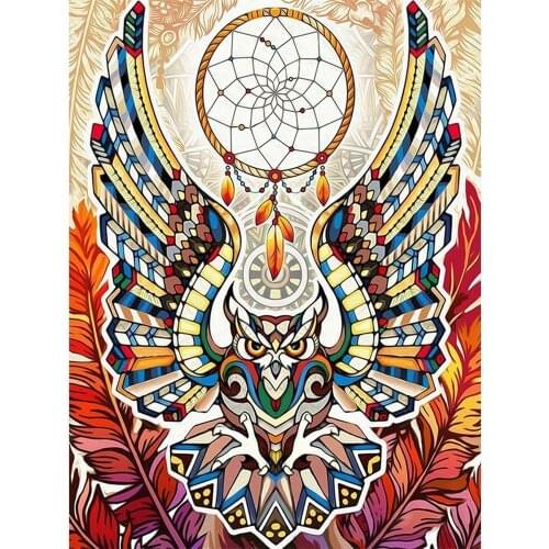 Dream Catcher Religion Printed Canvas 11CT Cross-Stitch DIY Embroidery Full Kit DMC Threads Sewing Handiwork Different