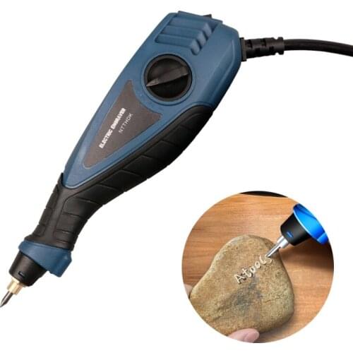 Mini Electric Engraving Carving Pen EU Plug 2-in-1 Electric Carving Plotter Machine for Chiseling Tips on Metal Wooden Ceramics