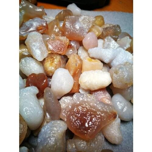 Natural Rough Agate Alxa League Gobi Agate Jewelry Processing Materials Decorative Stones for Household Fish Tanks