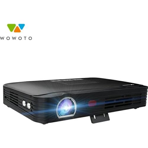 T9 Projector 4K Resolution Fully Autom Wi-Fi Bluetooth 4000Lumens LED Portable HD Projector Automatic Focus Home Theater