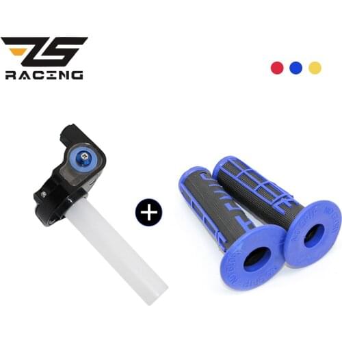 ZS Racing One Set Motorcycle Throttle Grip Quick Twist Gas Throttle Settle Fit On 7/8" 22mm Handle Bar Motocross