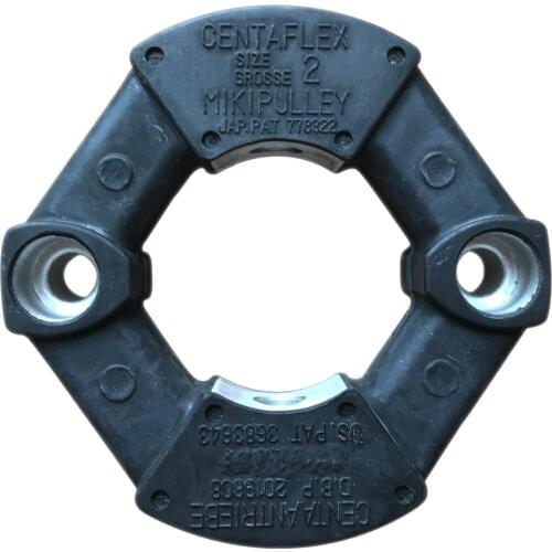 Centaflex Rubber SIZE 2（GROSSE 2） and JAPAN mikipulley Coupling JAP PAT778322 CENTAANTRIEBE D.B.P. 2019608 US PAT 3683643