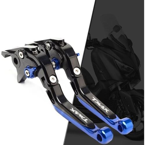 For YAMAHA T-MAX 500 TMAX 500 TMAX500 2001 2002 2003 2004 2005 2006 2007 Accessories Folding Extendable Brake Clutch Levers