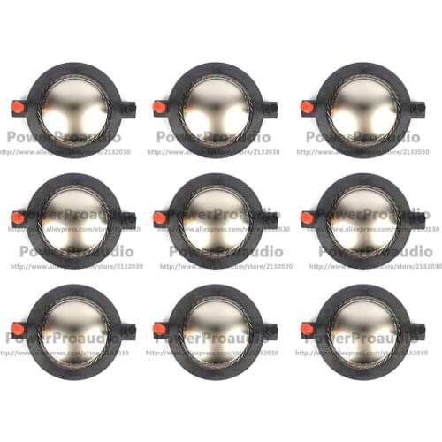 9pcs Replacement Diaphragm For DE82TN,DE85,DE85TN,DM5001 For B&C DE75/750/TN DE82/85 8 ohm or 16ohm Titanium Dome
