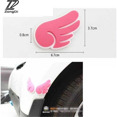 ZD 4pcs Anti Collision Car Styling Stickers Decoration For VW Golf 4 7 5 MK4 Mazda 6 cx-5 Peugeot 206 207 208 508 Touareg Tiguan