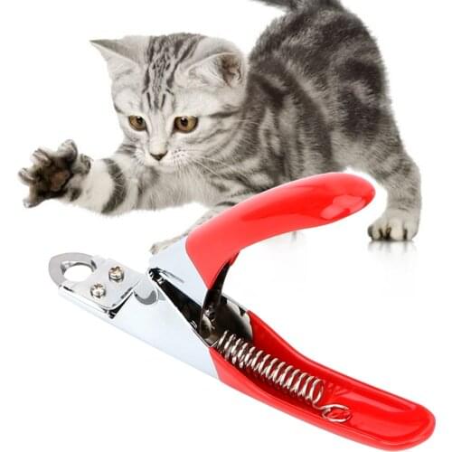 Pet Products Claw Scissors Stainless Steel Pet Nail Clippers Trimmer Cat Grooming Cat Supplies Cutter