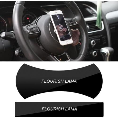 2pcs Magic Nano Rubber Pad Multifunction Car Mobile Phone Holder Gel Pad Universal Sticker Anti-Slip Mat Auto Interior Accessory