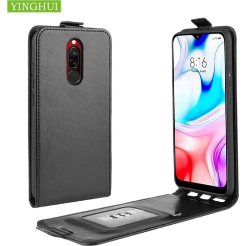 Vertical Cover With Card Holder For XIAOMI Redmi 8 case Flip Luxury Leather cover Phone Case For XIAOMI Redmi 8A cover case