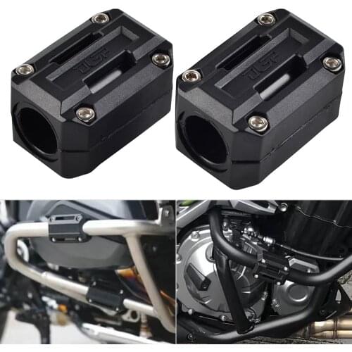 22/25/28mm Motorcycle Engine Guard Crash Bar Protection Bumper Decorative Block For BMW For KTM For Suzuki Honda Triumph Yamaha