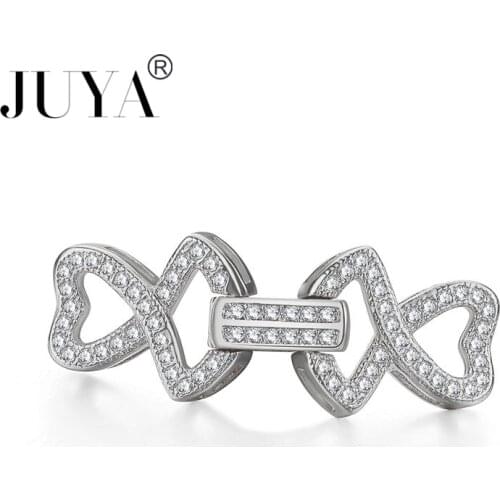 Clasps for bracelet Jewelry Findings Components Luxury AAA Zircon Rhinestone Clasp DIY Pearls Beaded Bracelets Necklaces Making