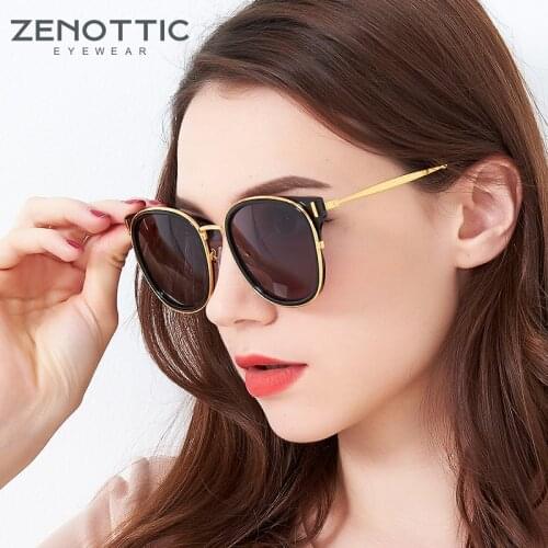 ZENOTTIC Women's Sunglasses Round
