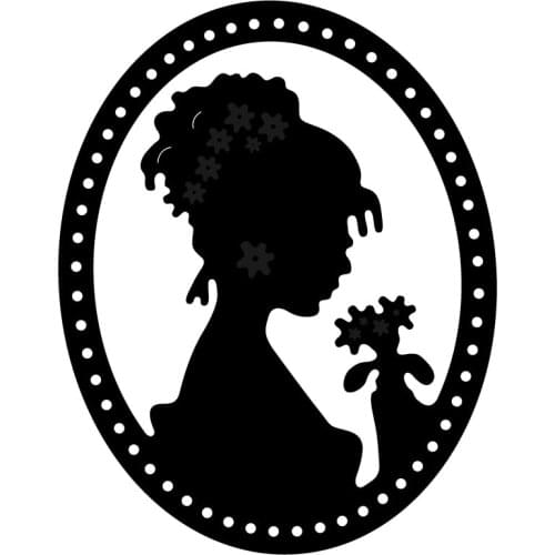 Mirror frame Metal Cutting Die Stencils for DIY Scrapbooking Album Decorative Embossing Hand-on Paper Craft Cards