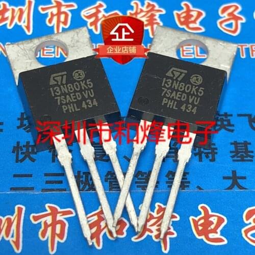 100% New&original 13N80K5 STP13N80K5 TO-220 800V 12A