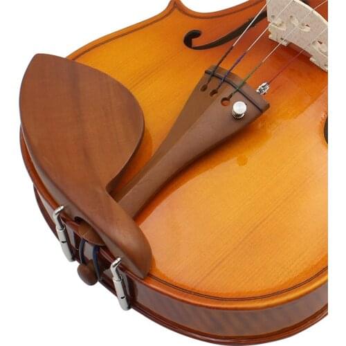 3/4 4/4 Violin Wood Color Jujube Chin Support Musical Instrument Accessories