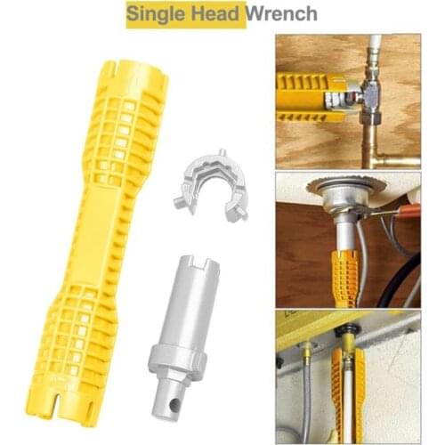 8 In 1 Faucet And Sink Installer For Kitchen Bathroom Water Pipe Extra-long Design Multifunctional Adjustable Wrench Tools