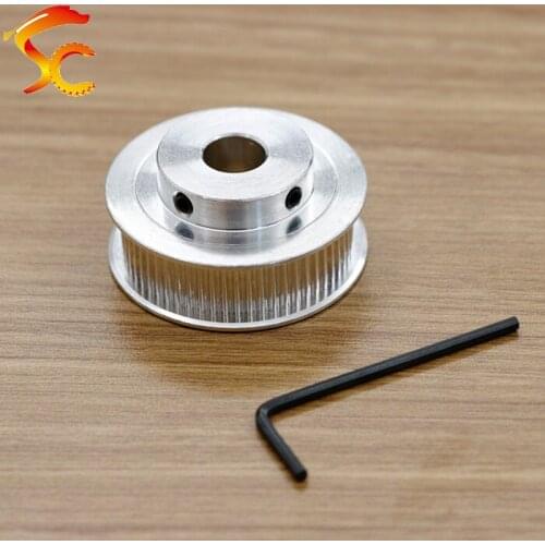 3D printer accessories Timing Belt Pulley GT2 60 teeth 20 teeth Reduction GT2 belt Perimeter 280mm width 10mm Bore 10&6.35mm