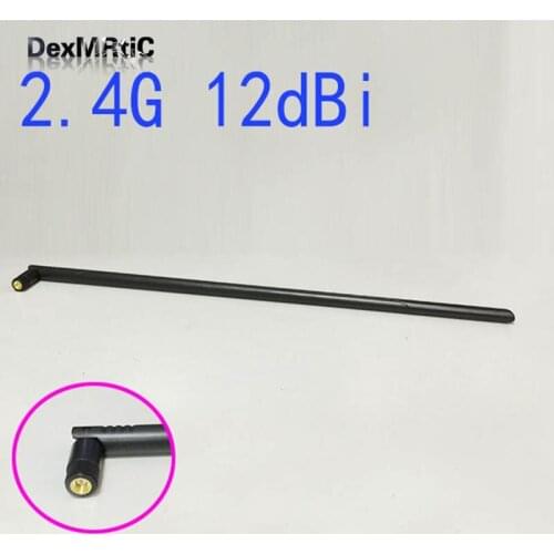 WIFI Antenna 2.4 GHz 12dBi high gain SMA Male floding Omni aerial for wireless Router Card 45CM long