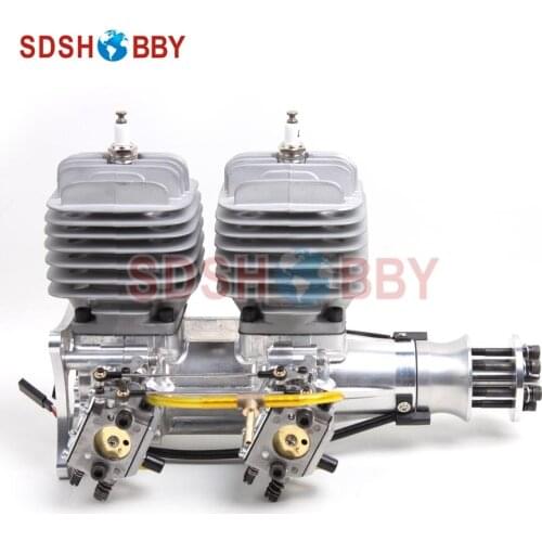 DLA116-INLINE CNC Processed Inline Gasoline Engine/Petrol Engine 116CC for Gas Airplanes with Double Cylinders
