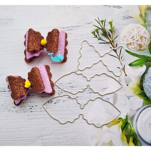 Lace bow tie Metal Cutting Dies Embossing Stencils for DIY Scrapbooking Photo Album Decorative DIY Paper Cards Making Tool