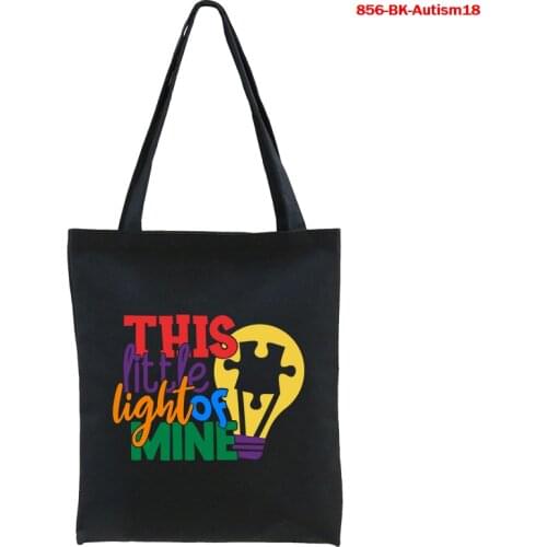 Fashion Womens Handbag Autism Seeing The World Differently Handbag Much Color Ladies Single Shoulder Messenger Bag Causal Totes