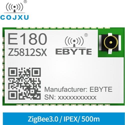 ZigBee3.0 2.4GHz LSR8258 Touch Link Low Power Wireless Transceiver Receiver 12dBm Antenna IPEX/Stamphole cojxu E180-Z5812SX