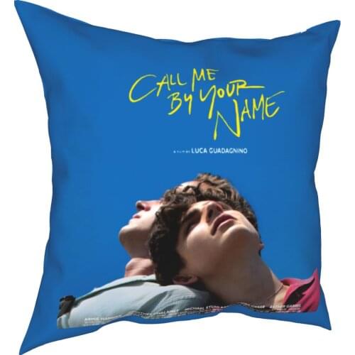 Call Me Through Your Name Pillows Sofa Elio Oliver CMBYN LGBT Homosexual Film Pillows Case House Decoration Pillows Cover 45*45