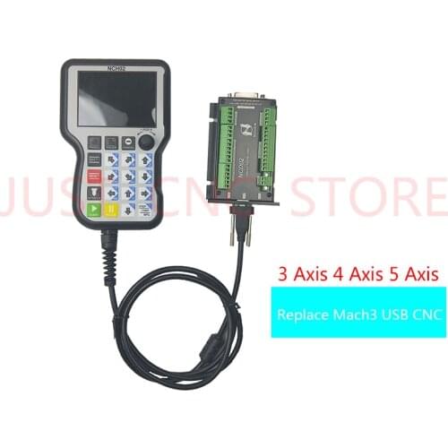 NCD02 3 axis 4 axis 5 axis Mach3 USB CNC controller engraving milling machine stepping servo off line single machine replace