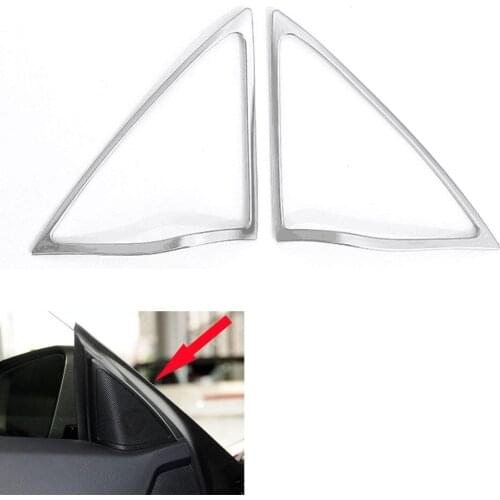 2pcs/pair Door Stereo Speaker Cover Trim Frame Decoration Fits For 2011-2015 Benz E Class W207 E-Coupe E200 E260 Car Styling