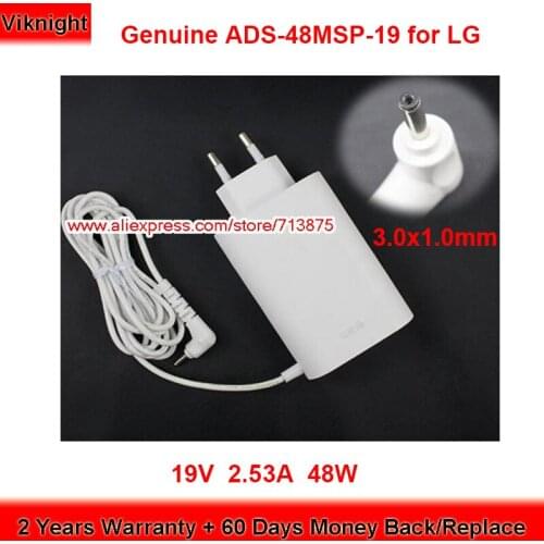 Genuine 19V 2.53A ADS-48MSP-19 EAY65249001 AC Adapter for LG GRAM 15Z970 14Z980C