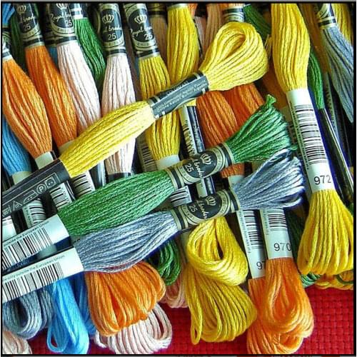 Total 447 Pieces Royal Floss A Full Set Embroidery Thread Cross Stitch Floss Thread Yarn Fast Shipping