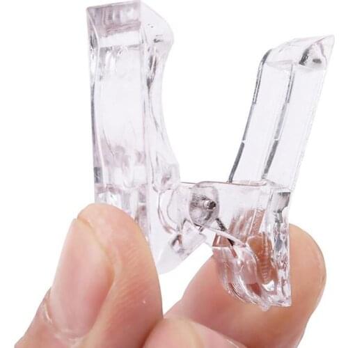 Transparent Gel Quick Building Nail Extension Tips Clip Clamp Manicure Art Tools