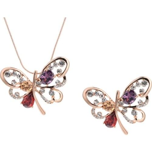 Austrian Crystal jewelry luxury Crystal pins brand Flying dragonflies brooches for christmas gifts