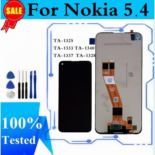 LCD For Nokia 5.4 LCD Display Touch with Screen Digitizer Assembly For Nokia 5.4 TA-1333 TA-1340 Display Replacement TA-1337