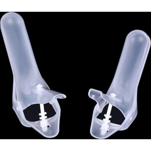 1PCS S/L Clear Couple Expansion Vaginal Dilator Medical Colposcopy Anal Dilation Speculum Health Care Feminine Vagina Care