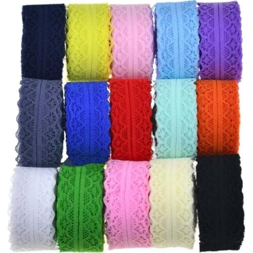 30mm lace ribbon 10 yards DIY manual materials headdress hair bow clothing decoration Bud silk chiffon