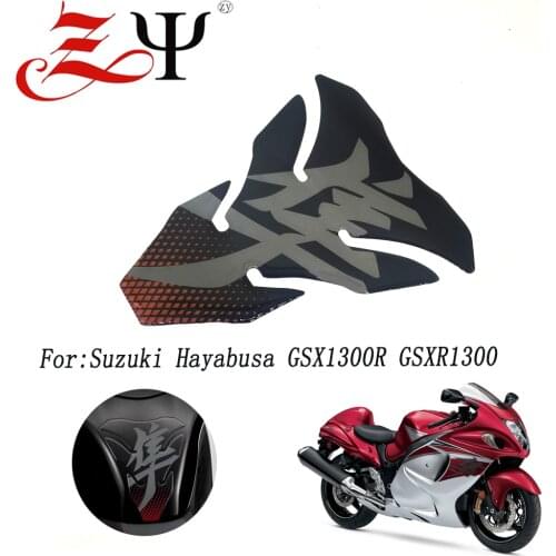 Motorcycle 3D Fuel Tank Pad Protective Stickers Decals For Suzuki Hayabusa GSX1300R GSXR1300