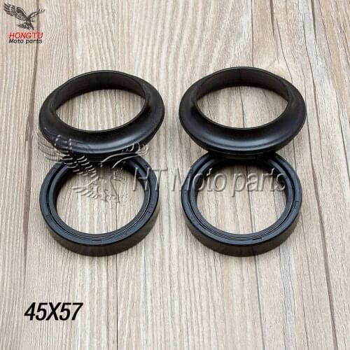 45x57 /11 Motorcycle Front Fork Damper oil seal dust cover For Honda VTX1800 ST1300 GL1800 CBR600 CBR919 CRM250 CB1300 45*57